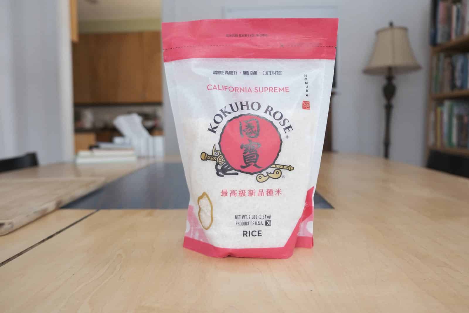 Kokuho Rose short grain rice