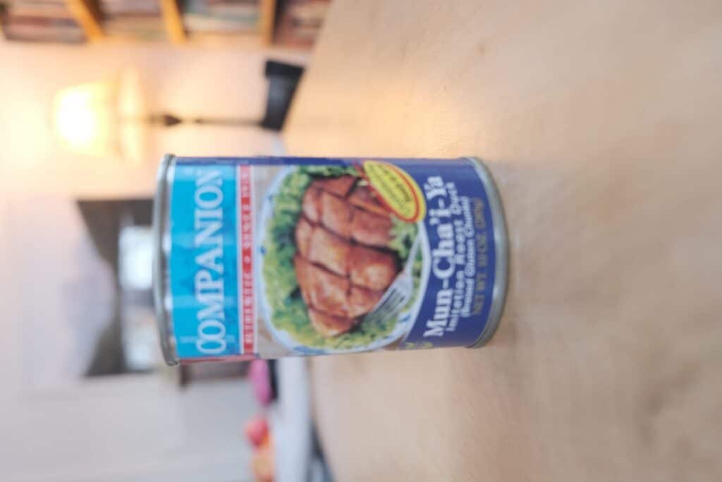 Canned mock duck